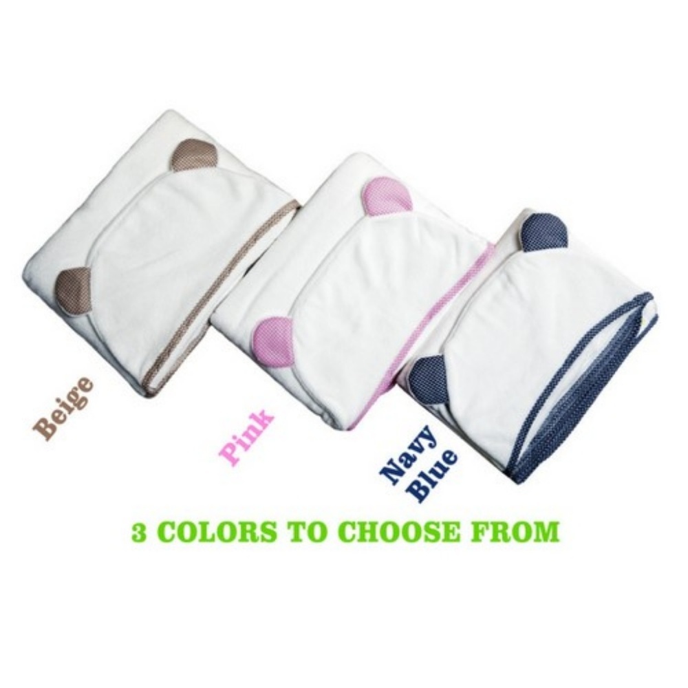 PREMIUM Baby Hooded Towel & Washcloth Navy Blue - Picture 8 of 8